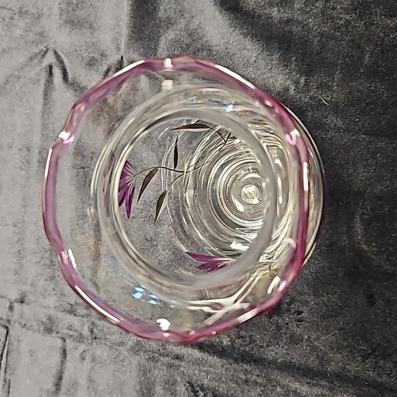 LENOX purple floral Vase - Picture 3 of 3